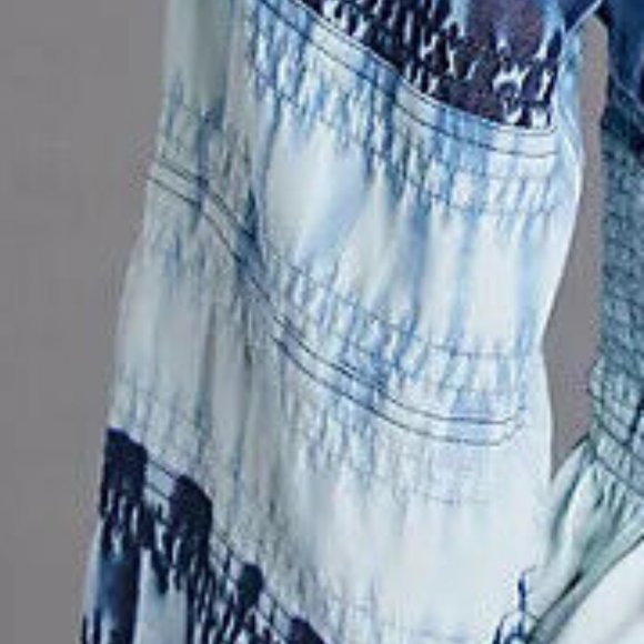 Pilcro Smocked Chambray Blouse - Picture 4 of 6